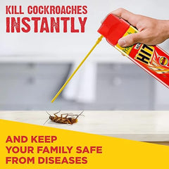HIT Crawling Insect Killer Cockroach Killer Spray | Instant Kill | Deep-Reach Nozzle | Fresh Fragrance, 700ml