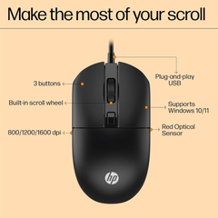 HP M080 Wired Mouse