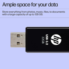 HP 712w 32GB USB 3.2 Flash Drive (Black)