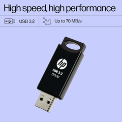 HP 712w 128GB USB 3.2 Flash Drive (Black)