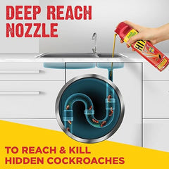 HIT Crawling Insect Killer Cockroach Killer Spray | Instant Kill | Deep-Reach Nozzle | Fresh Fragrance, 700ml
