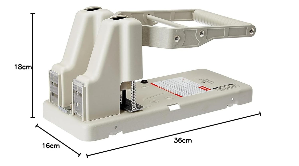 Kangaro HDP-2320 Heavy Duty 2 Hole Paper Punch With Extra Replacement Parts