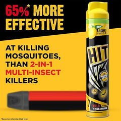 HIT Flying Insect Killer - Mosquito & Fly Killer Spray (700ml) | Lime Fragrance | Instant Kill | Protection from Dengue & Malaria
