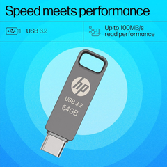 HP 886C 64GB OTG 3.2 Flash Drive(Rock)