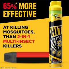 HIT Flying Insect Killer - Mosquito & Fly Killer Spray | Lime Fragrance | Instant Kill | Protection from Dengue & Malaria, 400ml