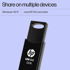 HP 712w 32GB USB 3.2 Flash Drive (Black)
