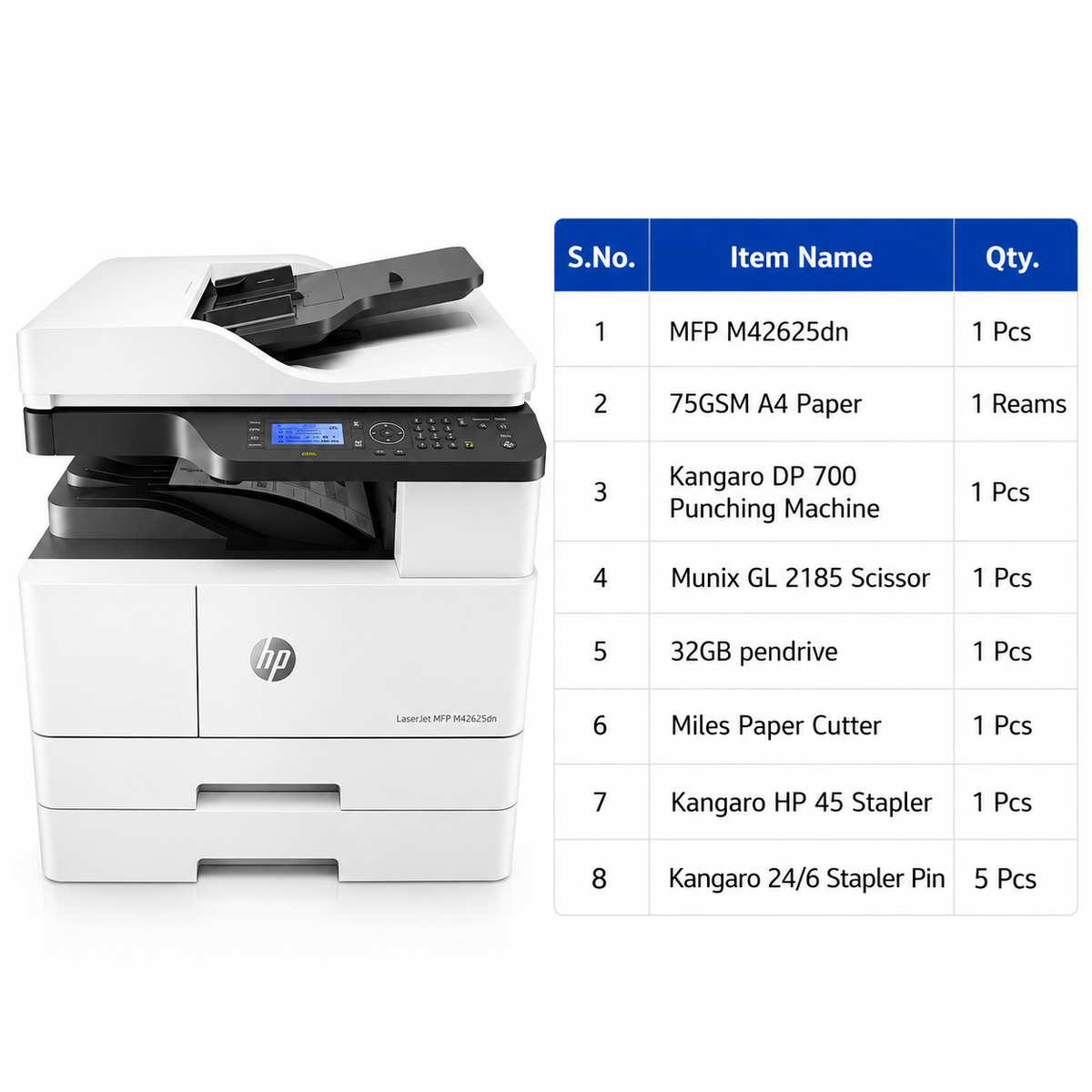 HP LaserJet MFP M42625dn Printer Combo