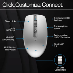 HP 710 Rechargeable Silent Mouse