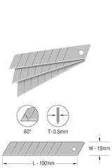 Miles Cutter Knife Blade B184-10