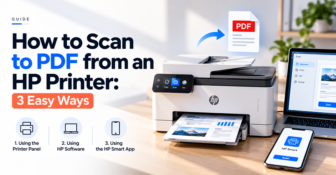 How to Scan to PDF from an HP Printer: 3 Easy Ways