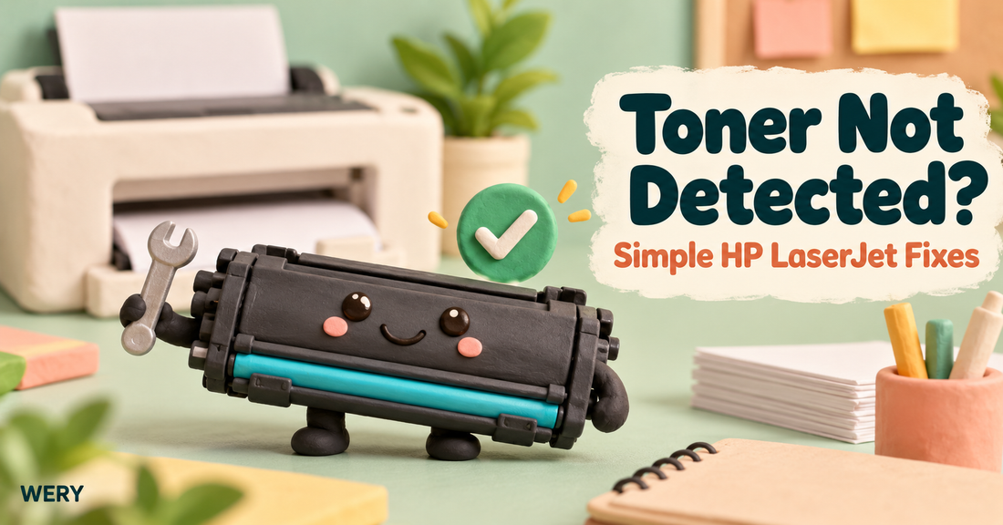 New toner cartridge not detected, HP LaserJet fixes