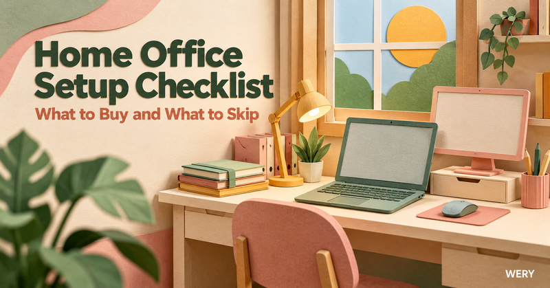 Home office setup checklist for India