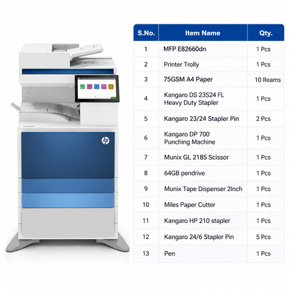 HP LaserJet Managed MFP E82660dn Printer Combo