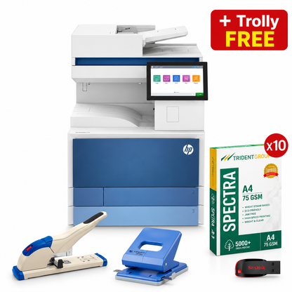 HP Color LaserJet Managed MFP E87760dn Printer Combo
