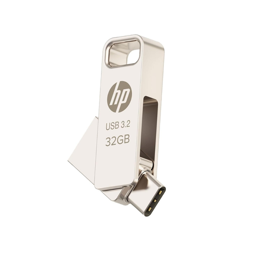 HP 886C 32GB OTG USB Flash Drive 3.2 (Gold)