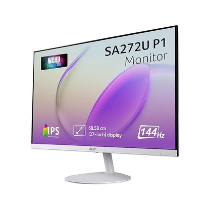 Acer SA272U P1 27 Inch WQHD 2560x1440 IPS Monitor