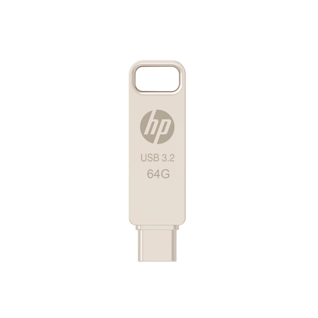 HP 886C 64GB OTG USB Flash Drive 3.2 (Gold)