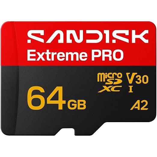 SANDISK Extreme PRO microSDXC UHS-I Card, Up to 200MB/s, 4K UHD Video, Memory Card for Professionals & Serious Creators