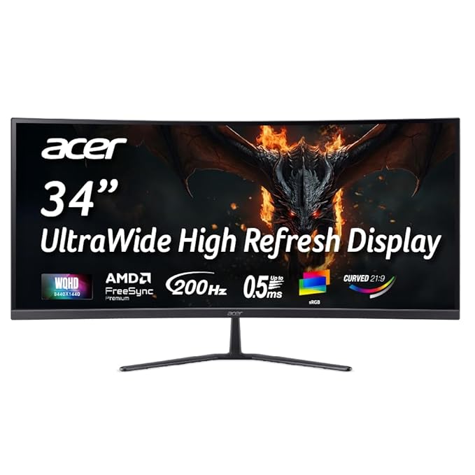 Acer Nitro ED340CUR X0 34 Inch