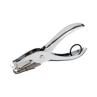 Kangaro Paper Punch One Hole  (silver) Pack of 2