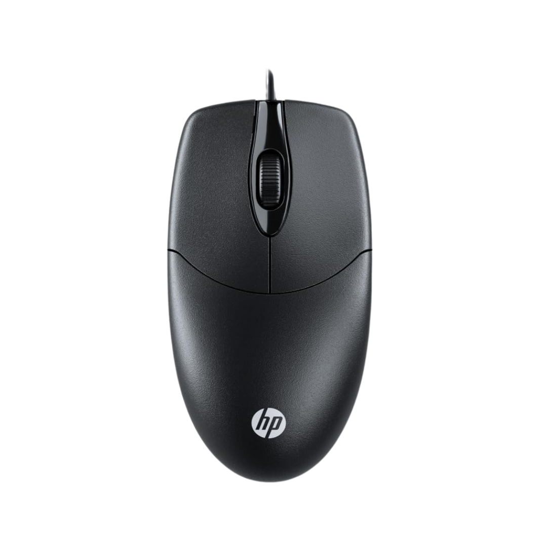 HP M050 3 Button Wired USB Mouse, 1200 DPI