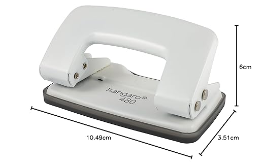 Kangaro DP-480 2 Hole Heavy Duty Metal Paper Punch