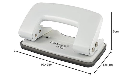 Kangaro DP-480 2 Hole Heavy Duty Metal Paper Punch