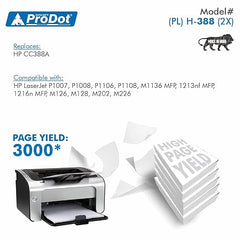 ProDot 388 Toner Cartridge Replaces HP CC388A