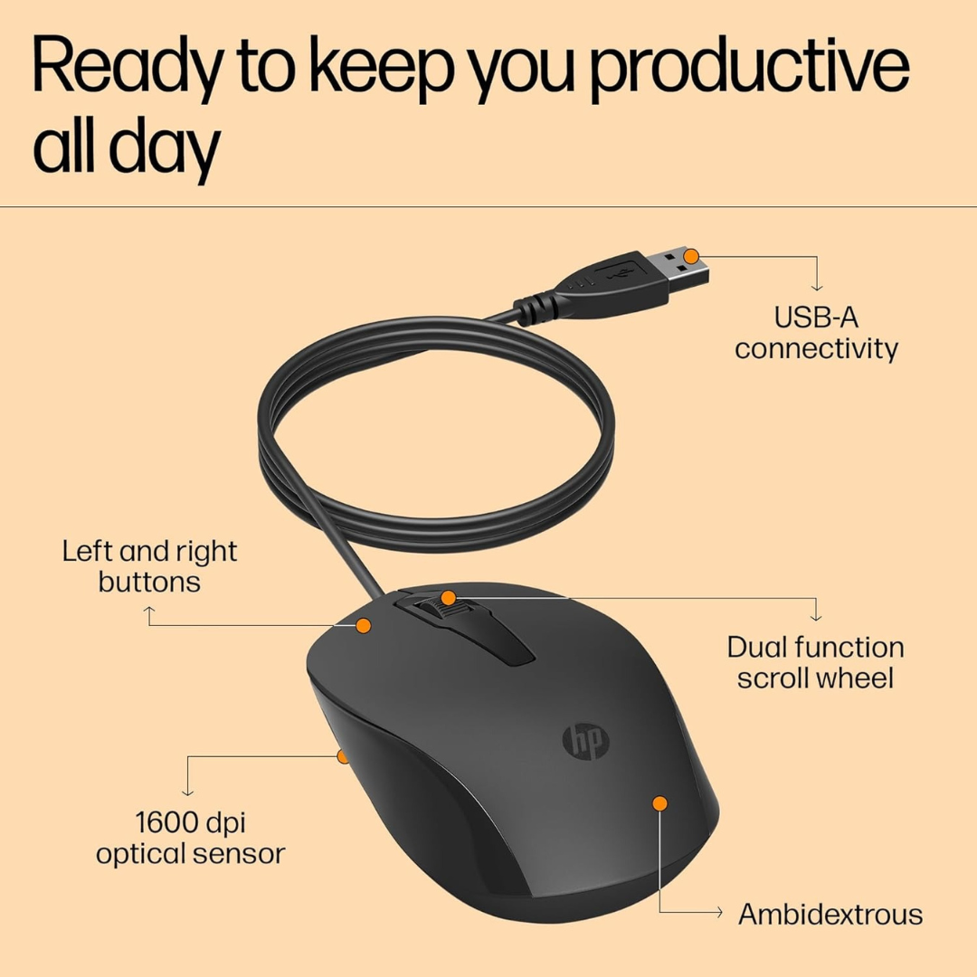 HP 150 Wired Mouse