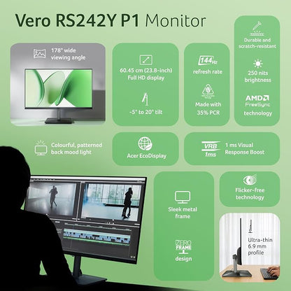 Acer RS242Y P1 23.8 Inch