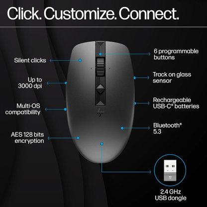 HP 710 Rechargeable Silent Mouse