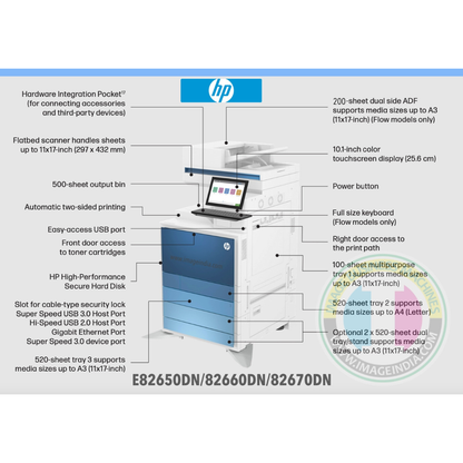 HP LaserJet Managed MFP E82660dn
