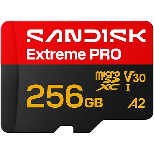 SANDISK Extreme PRO microSDXC UHS-I Card, Up to 200MB/s, 4K UHD Video, Memory Card for Professionals & Serious Creators