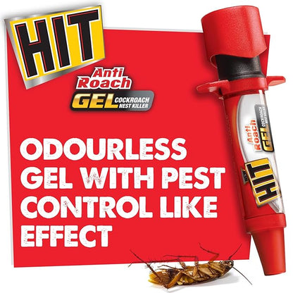 Hit Anti Roach Gel - Cockroach Killer (20G) | Kitchen Safe | Odourless | Fast And Convenient