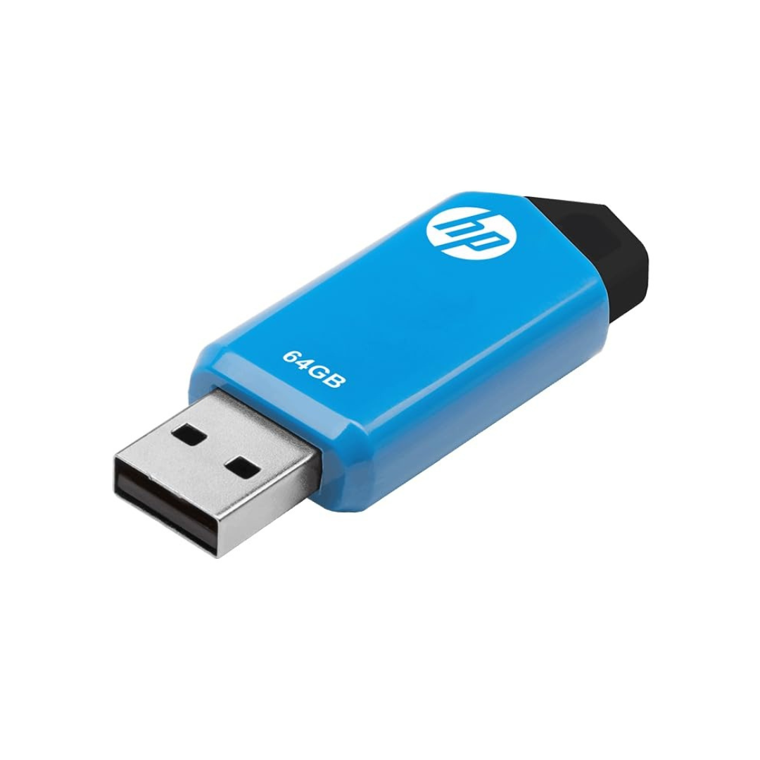 HP v150w 64GB USB 2.0 Flash Drive (Blue)