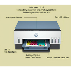 HP Smart Tank 675 Wi Fi All-in-One Printer Duplexer
