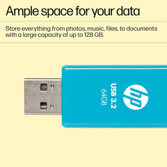 HP 712w 64GB USB 3.2 Flash Drive (Blue)