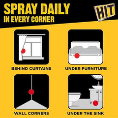 Hit Flying Insect Killer - Mosquito & Fly Killer Spray (700Ml) | Instant Kill | Protection From Dengue & Malaria