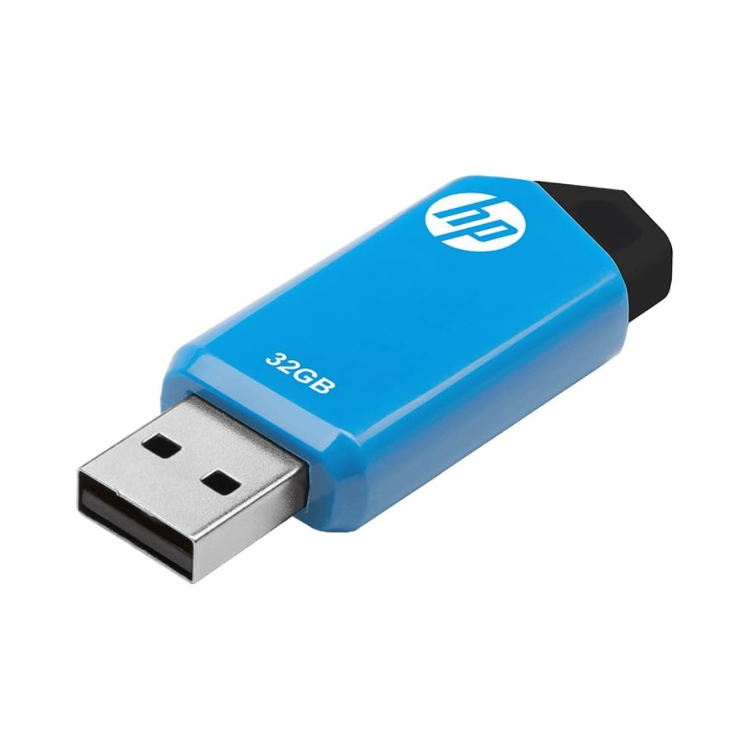 HP v150w 32GB USB 2.0 Flash Drive (Blue)
