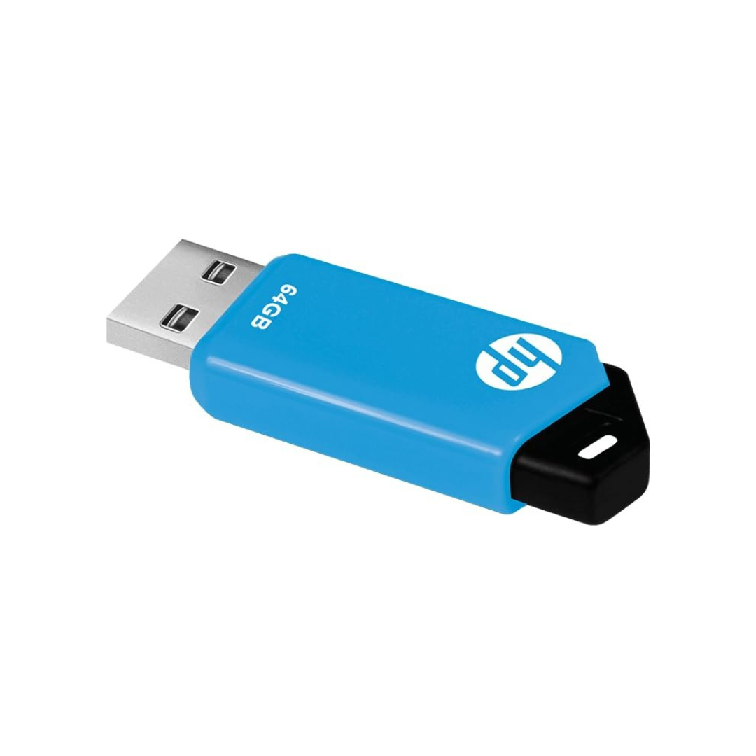 HP v150w 64GB USB 2.0 Flash Drive (Blue)