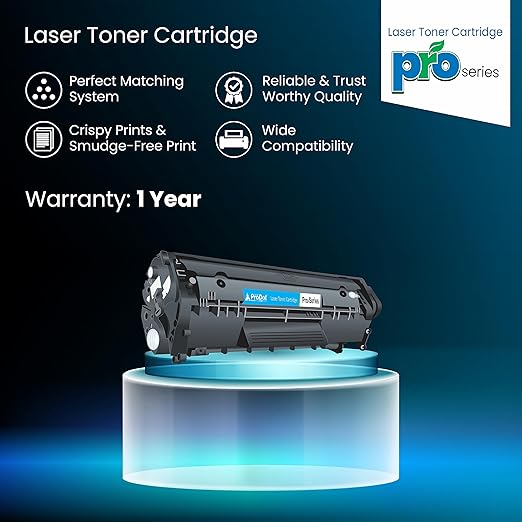 ProDot 12A Toner Cartridge Replaces HP Q2612A Canon 303/703/FX-9/FX-10