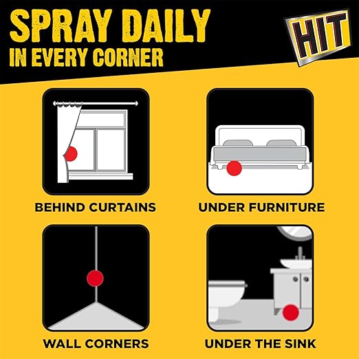 HIT Flying Insect Killer - Mosquito & Fly Killer Spray (700ml) | Lime Fragrance | Instant Kill | Protection from Dengue & Malaria