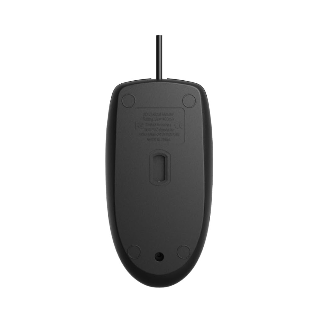 HP M050 3 Button Wired USB Mouse, 1200 DPI