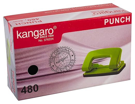 Kangaro DP-480 2 Hole Heavy Duty Metal Paper Punch
