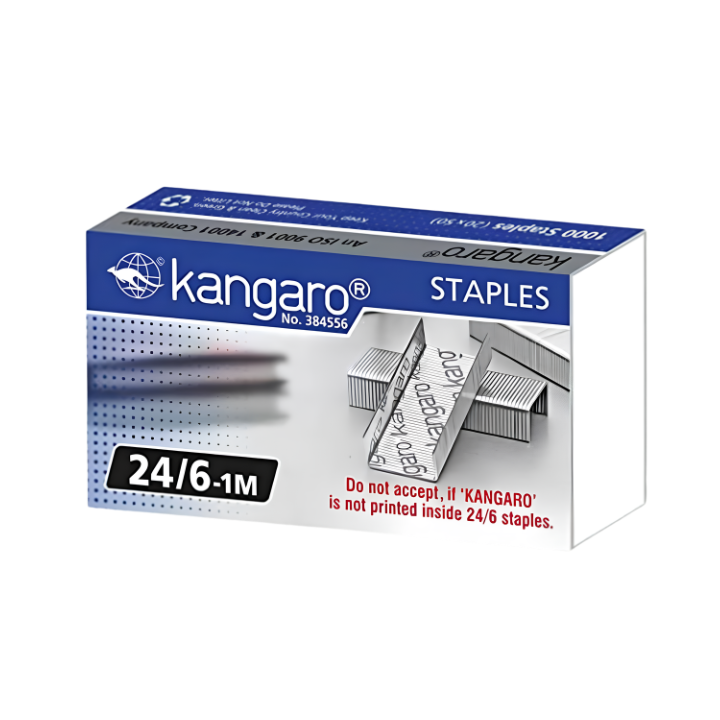 Kangaro Staple Pins 24/6 (Pack of 20 Boxes)