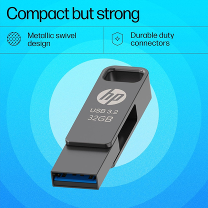 HP 886C 32GB OTG 3.2 Flash Drive(Rock)