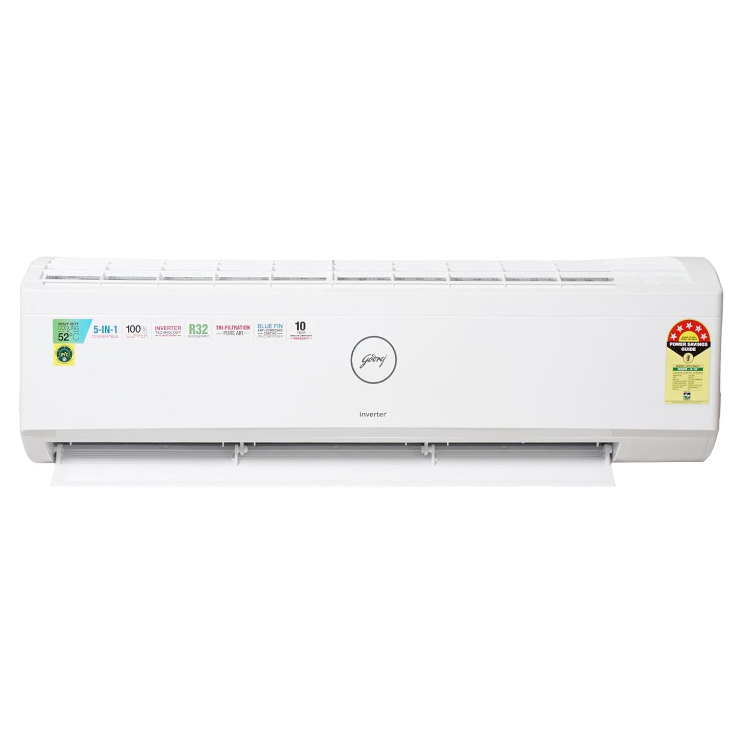 Godrej 1.5 Ton 5 Star Inverter Split AC, 18ITC5-W