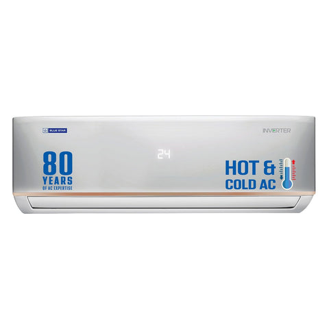 Blue Star 1.5 Ton 3 Star Hot & Cold Inverter Split AC, IC318DCUHC