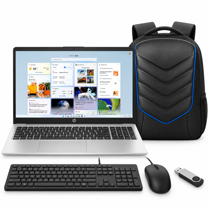 HP 250R G10 Intel Core 3 100U Laptop Combo