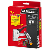 Miles TS-623 Gun Tracker Combo with PN1801 Cutter Knife and 2 Boxes 23/8-H Staple Pins